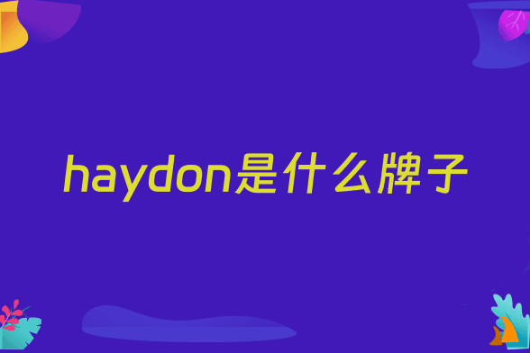 haydon是什么牌子