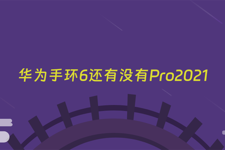 华为手环6还有没有Pro2021